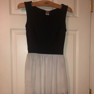 Short Black & White Dress